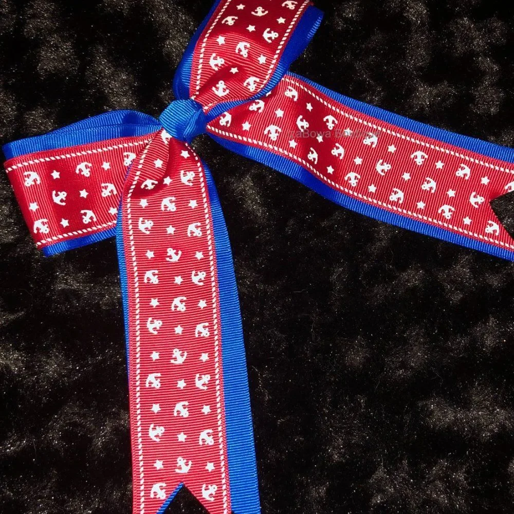 Red & Navy Anchor 6 1/2